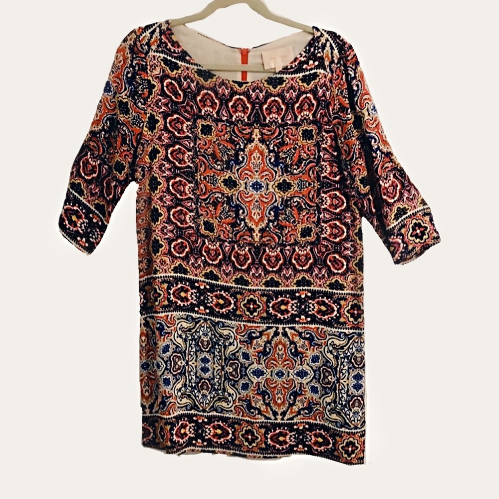 Skies Are Blue Paisley Patterned Dress